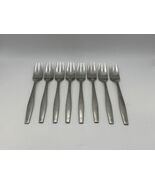 Set of 8 Dansk Stainless Steel VARIATION V Salad Forks Made in Korea - €68,56 EUR