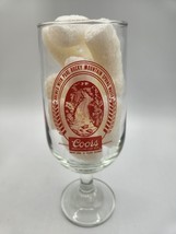 VTG Guest Of Adolph Coors Co. 4 Beverage Sampler Stemware Glasses - £35.56 GBP