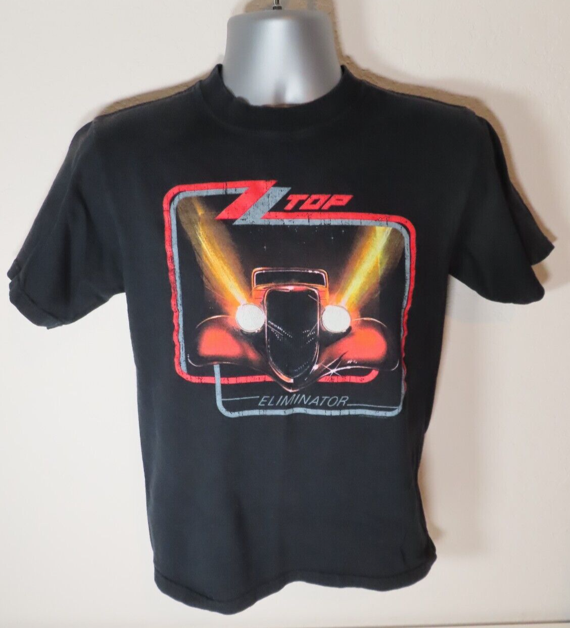 ZZ Top AUTHENTIC Tour Shirt Size S 2007 Eliminator Double-Sided "Light 'Er Up" - £17.83 GBP