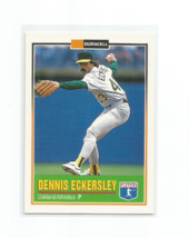 Dennis Eckersley (Oakland Athletics) 1993 Duracell Promo Card #23 - £2.33 GBP