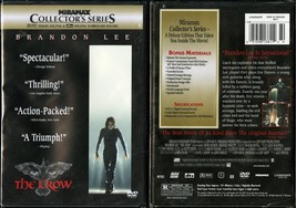 Crow Ltbx Rochelle Davis Brandon Lee Dvd Miramax Collector&#39;s Series New - £11.75 GBP