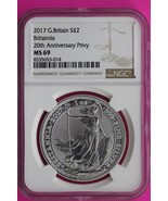2017 MS 69 Great Britain £2 Britannia 20th Anniversary Privy NGC Graded ... - $99.99