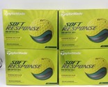 4 Boxes: TaylorMade Soft Response Yellow Golf Balls, 4 Dozen Balls, 48 N... - $79.88