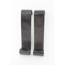 5&quot; X 5&quot; X 23.25&quot; Brown, Vintage, Metal - Wall Candle Holder Sconce Set - $260.53