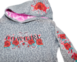 COWGIRL HARDWARE Girls Western Hoodie leopard print w Roses sz XS, 5 - $24.70