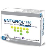 Enterol 250 mg, 10 capsules, Diarrhea, Colitis, Irritable Bowel Syndrome... - $379.83 MXN
