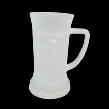 Vintage Federal Glass &quot;Moonglow&quot;  Milk Glass Beer Stein Mug Barware Mcm Retro  - £7.92 GBP