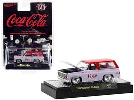 1973 Chevrolet K5 Blazer with Lowered Chassis &quot;Coca-Cola&quot; White with Coke Red T - £17.52 GBP