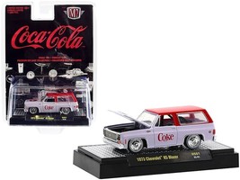 1973 Chevrolet K5 Blazer with Lowered Chassis &quot;Coca-Cola&quot; White with Coke Red T - £16.47 GBP