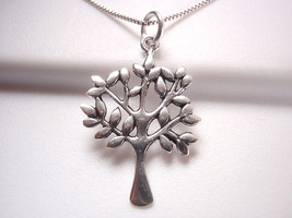 Tree of Life Signified 925 Sterling Silver Necklace Corona Sun Jewelry - £11.95 GBP