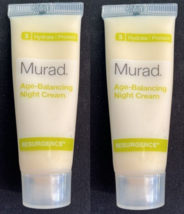 2x Murad Resurgence Age-Balancing Night Cream 0.6 fl oz / Sealed - £14.01 GBP