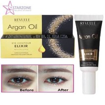 Revuele Argan Oil Eye Contour Elixir Revitalising Wrinkle &amp; Dark Circles - £3.32 GBP
