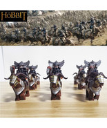 20PCS Lord Of The Rings The Hobbit Azog Horned sheep Knight Dwarf Minifi... - £23.89 GBP