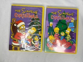 The Simpsons Christmas &amp; The Simpson Christmas 2 LOT DVDs 2003/2004 - £9.49 GBP