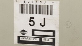 B15 Nissan Sentra 2.5 SE-R ECU ECM Computer Engine Control Module JA56R37-B95 image 3