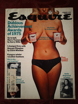 ESQUIRE magazine January 1976 George Plimpton Dubious Achievements - £10.49 GBP