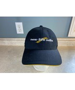 New Life Mills Parrish &amp; Heimbecker Black Baseball Cap Hook &amp; Loop Cotto... - $9.89