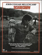 John Cougar Mellencamp 1985 Scarecrow album ad PolyGram Records advertis... - £3.30 GBP