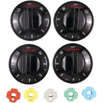 Range Kleen 8114 Electric Range Knobs, Black - $42.79 CAD
