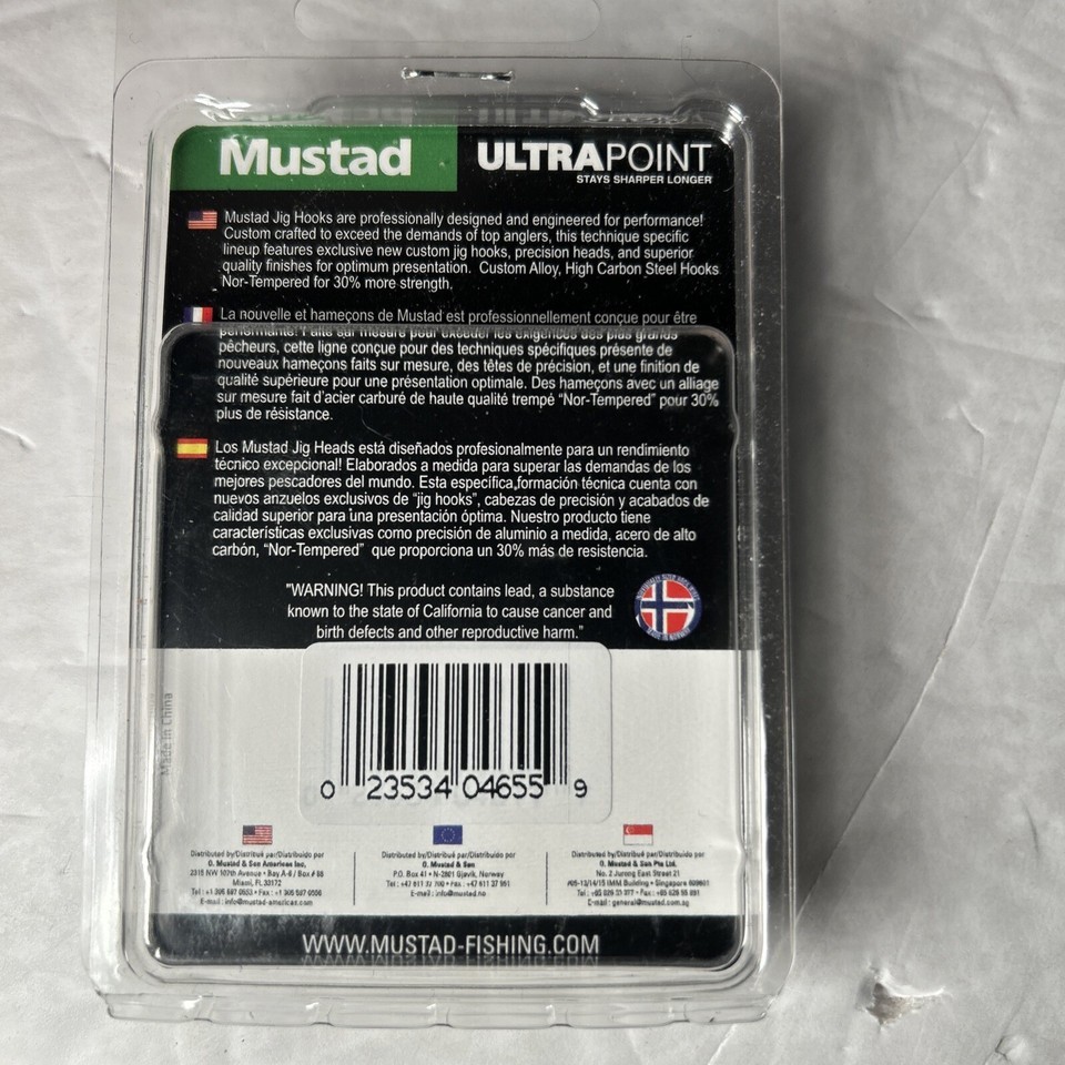Mustad WWH102-3/16-size- 1/0 Wacky Weedless Jig Head 3/16 oz Item image 4