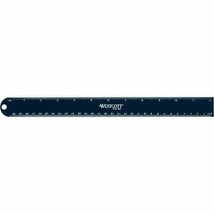 Westcott 12-in Navy Anodized Aluminum Ruler English Metric Markings Cork... - $204.48 MXN