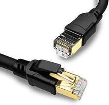 CAT8 Ethernet Cable 65FT High Speed 40Gbps 2000MHz SFTP Internet Network... - £43.26 GBP