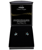 Fossil Collector Daughter Earrings Birthday Gifts - Turtle Ear Rings Jew... - $49.95