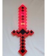 Minecraft light 8Bit Pixel Sword Red - $4.99