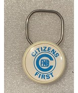 Vintage Citizens First Bank Pull Apart Keyring *Pre-Owned/Nice* DTB - $10.88 CAD