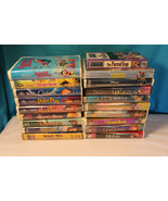 Lot 18 Disney VHS Movies Mulan Tarzan The Lion King Aladdin Fantasia Cin... - £55.28 GBP