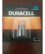 SHIP24HR Duracell CR123 123 Ultra Photo Battery Lithium 3v-NEW Sealed - £4.57 GBP