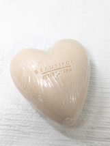 Estee Lauder Beautiful Heart Shaped Perfumed Body Soap bar 2.5oz pink Vintage - $54.00