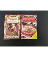 Vintage Recipes Lean And Luscious Family Favorites Ice Cream Delights Co... - $185.41 MXN