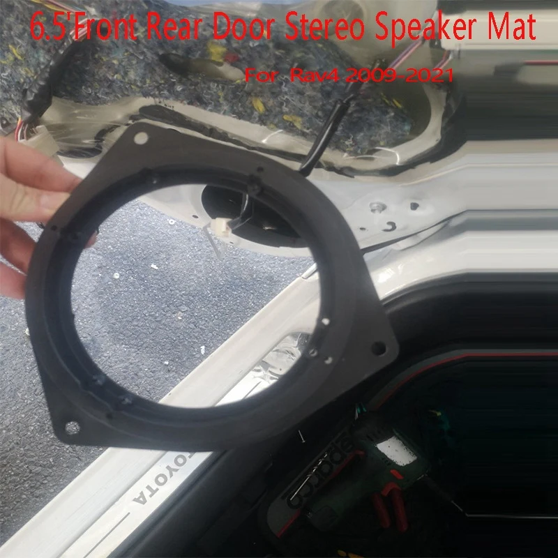 6.5Inch Front Rear Door Stereo Speaker Mat Adapter Wire Mount s Plates cket Spac - £41.54 GBP