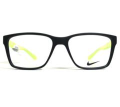 Nike Kids Eyeglasses Frames 5532 011 Black Clear Neon Green Square 49-15-130 - £29.72 GBP