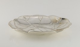 Tiffany Makers Sterling Silver Cabbage Leaf Platter 6&quot; 25226 - £316.53 GBP