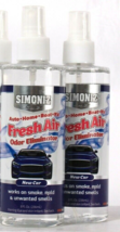 2 Ct Simoniz 8 Oz Fresh Air New Car Odor Eliminator Spray For Unwanted Smells - £23.58 GBP