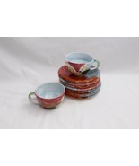 Bella Ceramica Magnolia Cups Oversized  2 Cups + 8 Saucers - $603.23 MXN