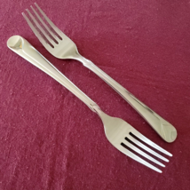 JA Henckels Zwilling PROVENCE 2 Salad Forks 18/10 Frosted Handle Glossy Accent - £9.27 GBP