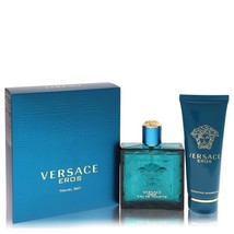 Versace Eros Cologne By Versace Gift Set 3.4 oz Eau De Toilette S - £78.77 GBP