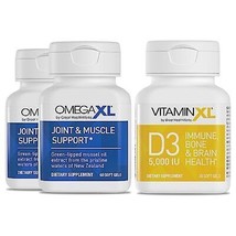 OmegaXL Joint Support Supplement - Natural Muscle Support 60 Softgels 2 Pack ... - $156.66