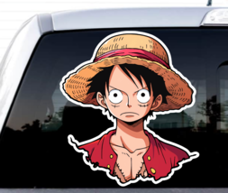 One Piece Anime Pirate King Monkey D. Luffy Sticker Decal Truck Car Wall Phone - £3.23 GBP+