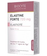 Biocyte Elastin Forte Skin Elasticity 40 Tabs Anti-Aging Relaxes Wrinkles - £47.82 GBP