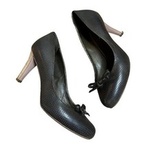 PRADA Bow Pumps Heels Shoes Women Size 37.5 - $130.89