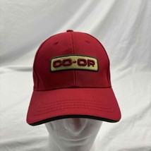 CO-OP Unisex Trucker Hat Cap Red Embroidered Youth Adjustable - £12.46 GBP