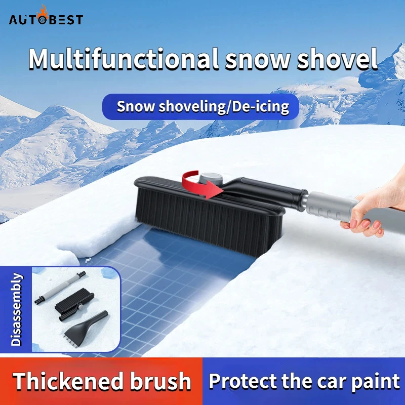 Universal Car Glass Winter Ice Removing Snow Shovel Automobile Multifunctional - £21.55 GBP
