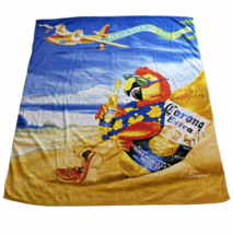 Corona Extra Beach Banket Towel Parrot Miles Away From Ordinary Michael Searle - £31.63 GBP