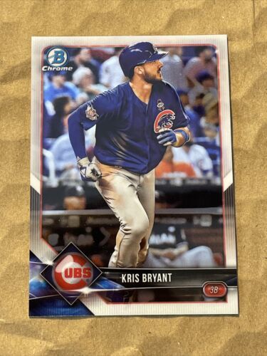 2018 Bowman Chrome Kris Bryant Chicago Cubs #50 MLB Baseball Card - $1.95