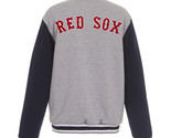 MLB Boston Red Sox Reversible Full Snap Fleece Jacket JHD  Embroidered  ... - £108.56 GBP