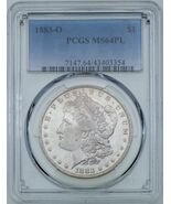 1883-O 1 $ Dollar D&#39;Argent Morgan Évalué Par PCGS Comme MS64PL Prooflike - $5,293.74 MXN